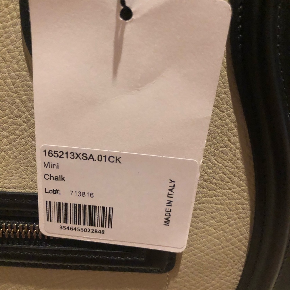 New Celine Mini Luggage tricolor leather tote - Picture 6 of 10